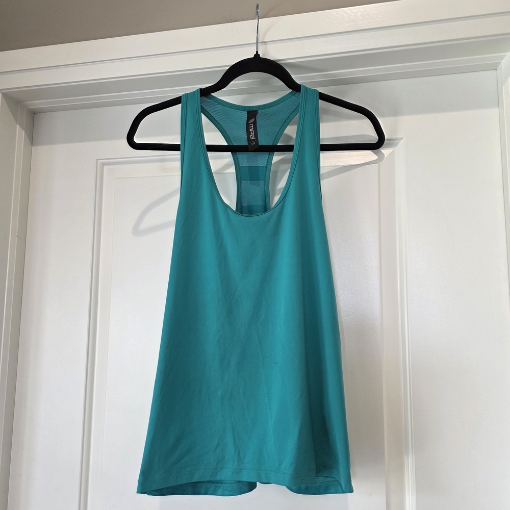 MPG Teal Racerback Active Tank